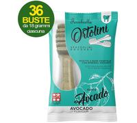 Snack Spazzolini per cani Ortolotti gusto avocado 36 mini pack da 2 pezzi ciascu