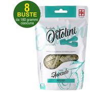 Snack spazzolini per cani Ortolotti gusto avocado misura Medium 8 buste da 180 g