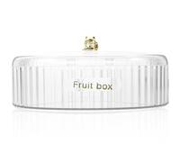 Snack Storage Box trasparente Scatola a strato singolo Organizzatore di scatole