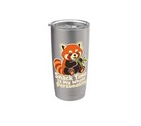 Snack Time è tutta la mia personalità Panda rosso Bicchiere termico in acciaio inox doppia parete