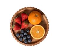 Snack Tray | Food Display Coffee TSnack Tray - Table Decor | Wood Serving Platter Snack Trays for Charcuteri Bread Cake Candy Fruit Home Kitchen Living Room Bedroom Office Restaurant