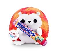 Snackle Serie 2 Snackle da 20 cm di ZURU, peluche batuffoloso, coccoloso e schiacciabile da 20 cm con accessorio snack, Hedgehog (Mentos, Fruit)