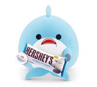 Snackle Serie 2 Snackle da 40 cm di ZURU, peluche batuffoloso, coccoloso e schiacciabile da 40 cm con accessorio snack, Shark (Hershey, Cookie n Cream)
