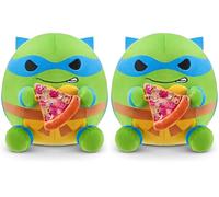 Snackles 12 cm Plush Teenage Mutant Ninja Turtles Edition by ZURU, Cuddly Squishy Comfort Plush with Teenage Mutant Ninja Turtles theme and Pizza Snack Accessory (Random Assortment) (Confezione da 2)
