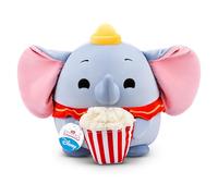 Snackles Disney, peluche da 35 cm di ZURU, peluche con accessorio snack(DUMBO)