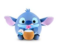 Snackles Disney, peluche da 35 cm di ZURU, peluche con accessorio snack(Stitch)
