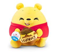 Snackles Disney, peluche da 35 cm di ZURU, peluche con accessorio snack(WINNIE THE POOH)