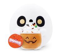 Snackles Halloween, peluche Serie 1 da 20 cm di ZURU, peluche con accessorio snack (RAVEN)