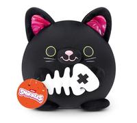 Snackles Halloween, peluche Serie 1 da 20 cm di ZURU, peluche con accessorio snack (SALEM)