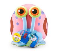 Snackles, peluche personaggio SpongeBob Squarepants da 35 cm di ZURU, peluche con accessorio snack(GARY THE SNAIL)