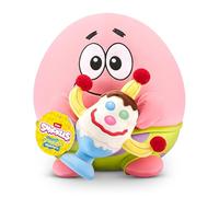 Snackles, peluche personaggio SpongeBob Squarepants da 35 cm di ZURU, peluche con accessorio snack(PATRICK STAR)