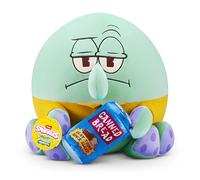 Snackles, peluche personaggio SpongeBob Squarepants da 35 cm di ZURU, peluche con accessorio snack(SQUIDWARD TENTACLES)