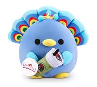 Snackles, peluche Serie 3 da 20 cm di ZURU, peluche con accessorio snack(Matcha)