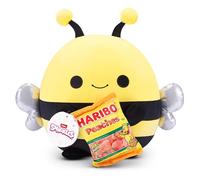 Snackles, peluche Serie 3 da 35 cm di ZURU, peluche con accessorio snack(Peaches)