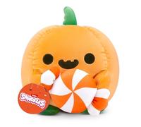 Snackles Seasonal-Series 1-Halloween Plush 8" Jack-o-Lantern with Lolly, 77701G