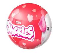 Snackles Valentine’s Edition 5-Inch Plush Toy by ZURU - Peluche mini ultra-morbido con accessorio dolce, peluche collezionabile per bambini, adolescenti e perfetta idea regalo per San Valentino