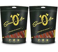 SnackOMio - Snack premium da masticare per cani - Gustosi ossi di anatra da masticare, 120g, confezione da 2 (1 x 120g)