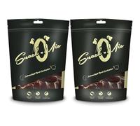 SnackOMio - Snack premium da masticare per cani - Gustosi ossi di cavallo da masticare, 120g, confezione da 2 (1 x 120g)