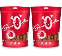 SnackOMio - Snack premium da masticare per cani - Petto di pollo affettato finemente, 70g, confezione da 2 (1 x 70g)