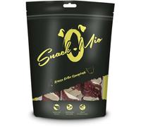 SnackOMio - Snack premium da masticare per cani - Spirale di anatra croccante, 110g, confezione da 1 (1 x 110g)