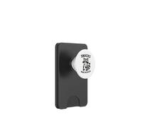 Snacks Make Me Nicer Cute Raccoon Divertente Foodie Mangiare Chef PopSockets PopWallet per MagSafe