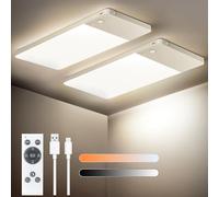 SNADER Plafoniera a LED con sensore di movimento e telecomando