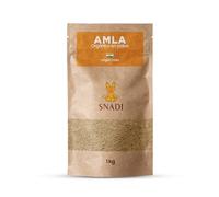 Snadi - 1 kg - Amla in Polvere Autentica dall'India per Capelli | Rinforzante Naturale e Rivitalizzante | Imballaggio Ecologico | Prodotto Biologico, Puro e Naturale | Versatile nella Cura dei Capelli