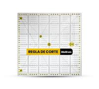 Snadi - Righello per Patchwork 30 x 30 cm | Taglio Preciso per Cucito e Artigianato | Regole per la Creazione di Modelli | Acrilico Durevole | Visibilità su Tessuti Scuri | Quilting | Trasparente