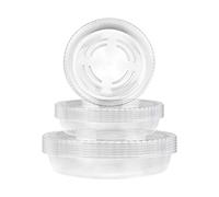SNAGAROG 18 Pezzi Sottovasi Trasparenti per Piante Sottovasi in Plastica Rotondi 16/20/26cm Piattini da Giardino per Vasi di Fiori per Sottovaso Bonsai, Fiori, Giardini e Orchidee