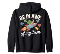 Snail Autism Awareness Boys Girls Be In Awe Of My Tism Kids Felpa con Cappuccio
