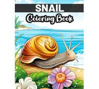 Snail Coloring Book: An Adults Beautiful Snail and Sea Beach