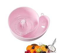Snail Drain Basket, Fruit Rinse Bowl, Fruit Washing Bowl with Strainer, Portable Berry Washing Bowl for Kitchen, Meal Prep & Healthy Eating, Kitchen Drain Tool (Pink)