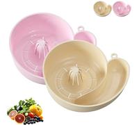 Snail Drain Basket, Rotating Fruit Vegetable Washing Bowl with Strainer, Snail-Shaped Automatic Fruit Washer, Portable Kitchen Gadget for Washing Vegetables and Frutta (Mix)