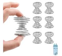 SNAIL GARDEN 6 Palline per Shaker a Forma di Clessidra, 20g Pesanti in Acciaio Inossidabile per Miscela Senza Grumi