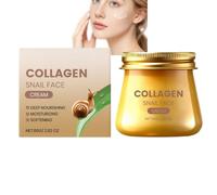 Snail Mucin Collagene Crema Viso con Niacinamide - Anti-rughe Brightening Moisturizer, Firming Repair Hydrating Viso Lotion per le donne, Adatto a tutti i tipi di pelle (1)