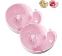 Snail Shape Drainer, Snail Shape Drainer Portable Vegetable Washer, Rotating Fruit & Vegetable Washing Bowl, Kitchen Gadget for Vegetables Wash, Draining Basket (pink*2)