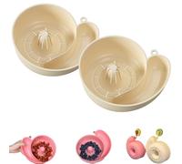 snail shape drainer,snail shaped fruit washer,colino rotante per verdure a forma di lumaca,scolaverdure a forma di lumaca,cestello scarico automatico forma di lumaca,vegetable washing basket-2pcs-B