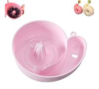 Snail Shape Drainer/Strainer, 2025 Automatic Vegetable and Fruit Washer, Snail-Shaped Spin Cleaner Drain Basket, Portable Berry Washing Bowl for Kitchen, Meal Prep & Healthy Eating (Pink)