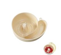 Snail Shaped Fruit Washer, Snail Shape Drainer Portable Fruit Cleaner for Home Kitchen Sink Kitchen Gadget for Vegetable Wash (Yellow)