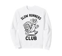 Snail Slow Runners Club Divertente Running Graphic Felpa