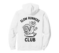 Snail Slow Runners Club Divertente Running Graphic Felpa con Cappuccio