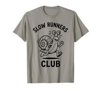Snail Slow Runners Club Divertente Running Graphic Maglietta