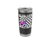 Snail Slug Retro Humorous Graphic Slug Life Matters Bicchiere termico in acciaio inox doppia parete