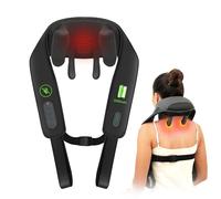Snailax Massaggiatore cervicale senza fili migliorato con calore, shiatsu 4D per collo, spalle, schiena, gambe