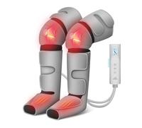 Snailax Massaggiatore per gambe con calore, compressione, massaggiatore per ginocchia con 3 modalità e 3 intensità, macchina per impastare polpaccio 4D per la maggior parte delle dimensioni, regali