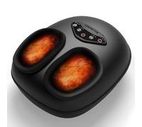 Snailax Massaggiatore per piedi con calore, massaggiatore elettrico Shiatsu con compressione per impastare, massaggiatore per piedi con spegnimento automatico, scaldapiedi, regalo per donne/uomini