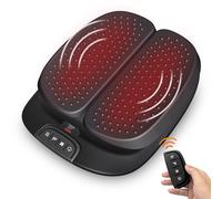 Snailax Massaggiatore per piedi con calore, massaggiatore per piedi con vibrazione, 2 in 1, scaldapiedi con 5 modalità di massaggio, regali calore casa