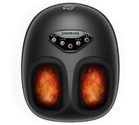 Snailax Massaggiatore per piedi con calore, Shiatsu massaggiatore per piedi per fascite plantare, Impastamento profondo, Compressione, Massaggio plantare a vibrazione, Regali per uomini donne