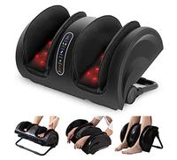 Snailax Massaggiatore per polpacci con calore, massaggiatore per gambe per dolore e circolazione, massaggiatore shiatsu per piedi, polpaccio, caviglia, gambe, fascite plantare, neuropatia, regali per