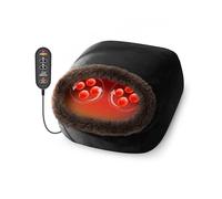 Snailax Massaggiatore Plantare Shiatsu, 2 in 1 Massaggiatore per Piedi e Schiena con Calore